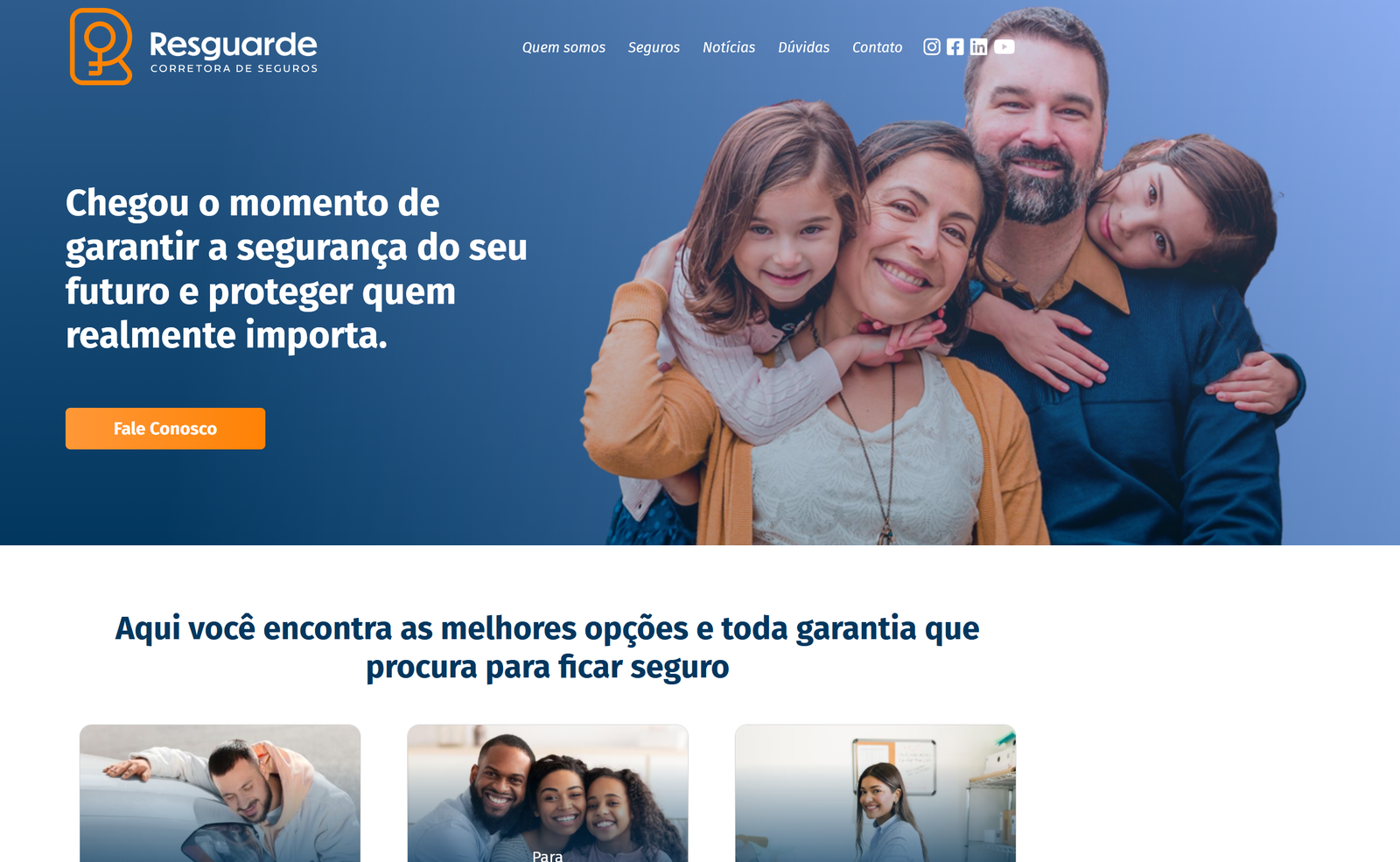 Landing Page Rapportech